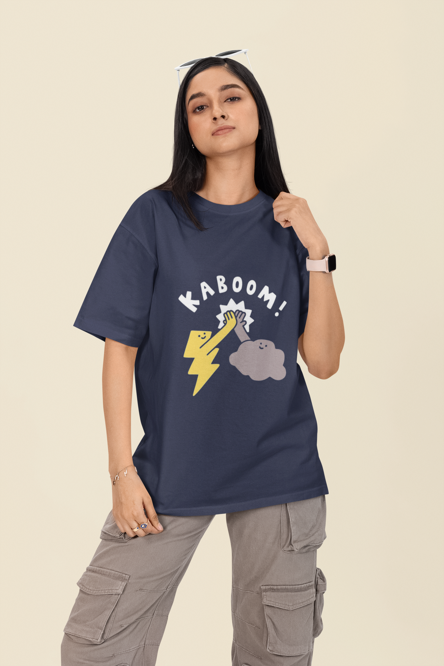 KABOOM OVERSIZED T-SHIRT