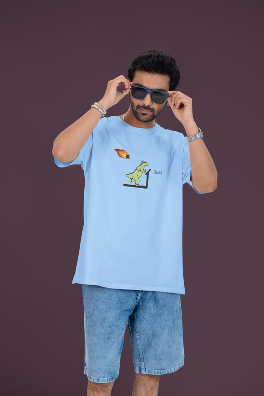 DINO RUN OVERSIZED T-SHIRT
