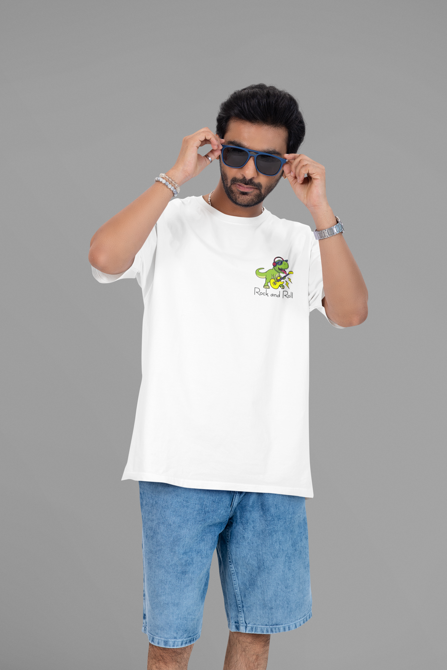 ROCK AND ROLL OVERSIZED T-SHIRT