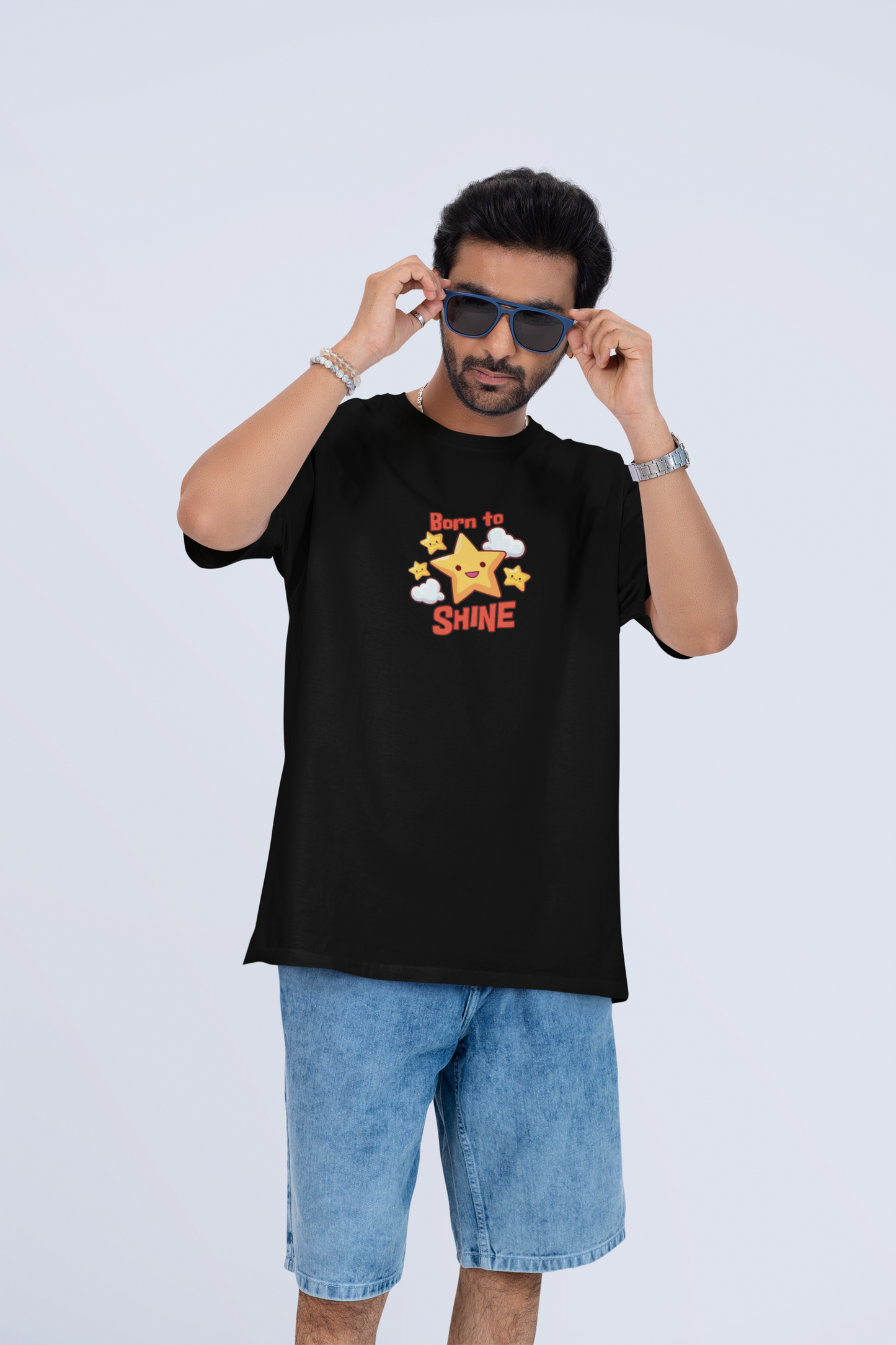 BORN TO SHINE OVERSIZED T-SHIRT