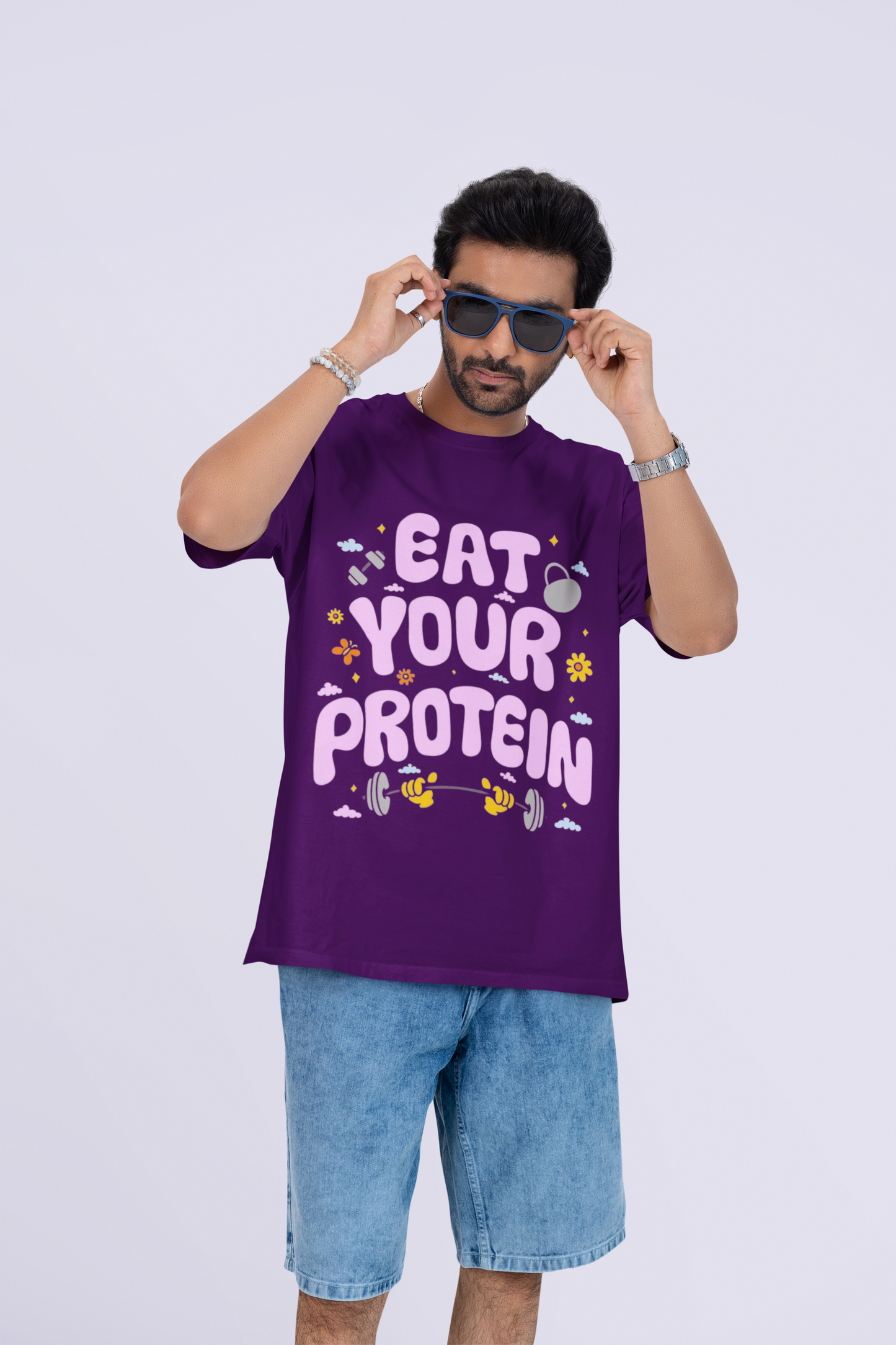 EAT YOUR PROTEIN OVERSIZED T-SHIRT