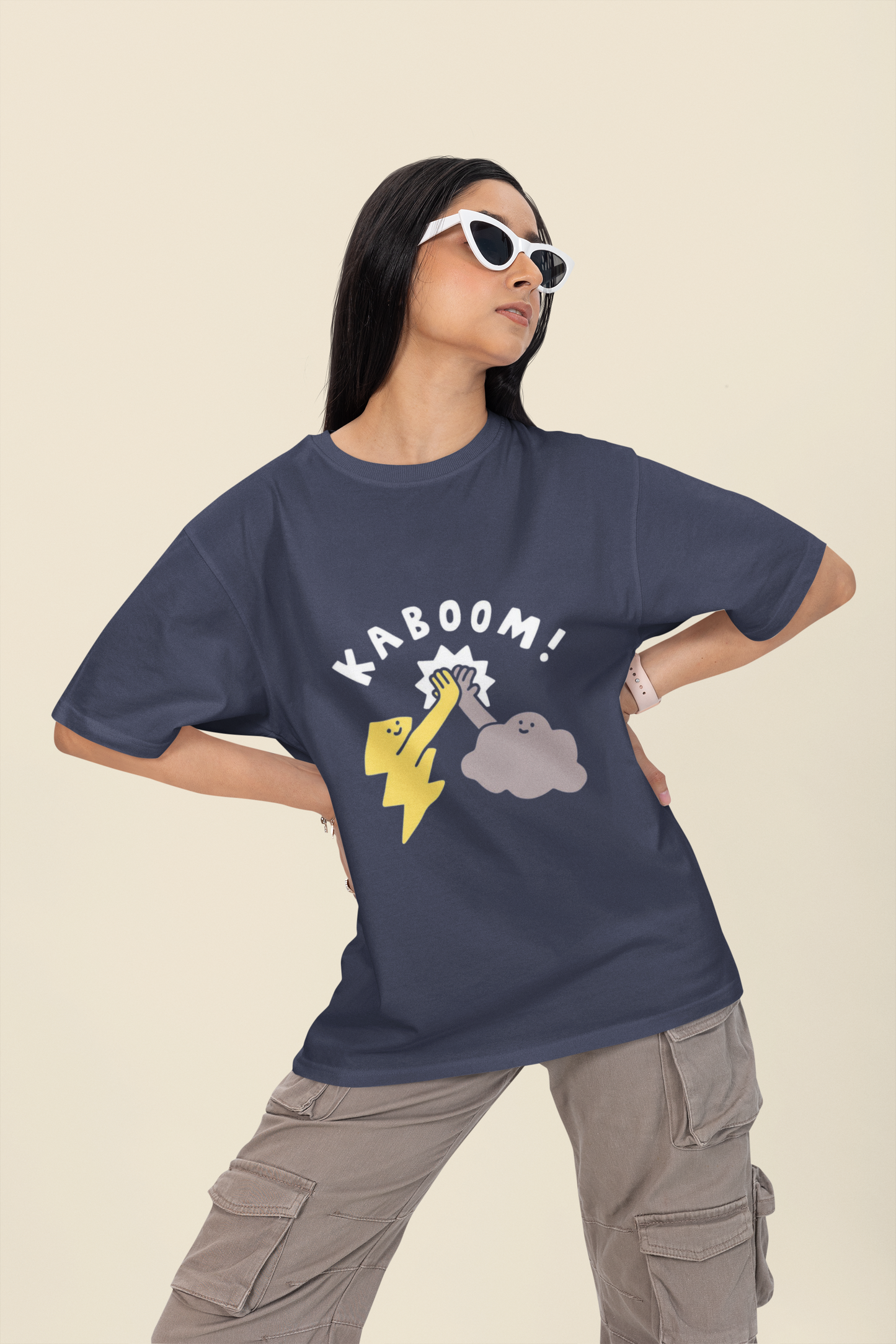 KABOOM OVERSIZED T-SHIRT