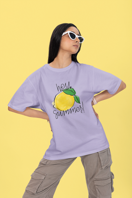 HEY SUMMER OVERSIZED T-SHIRT