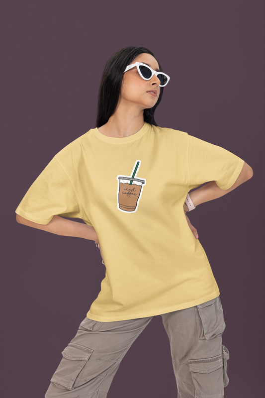 ICED COFFEE OVERSIZED T-SHIRT