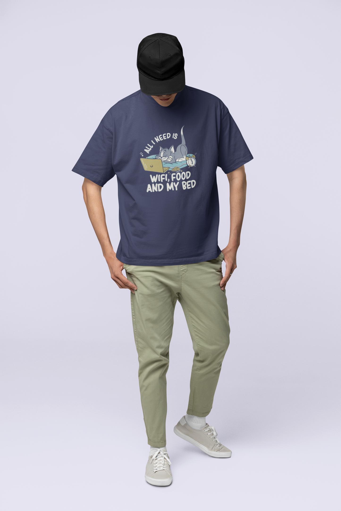 ALL I NEED OVERSIZED T-SHIRT