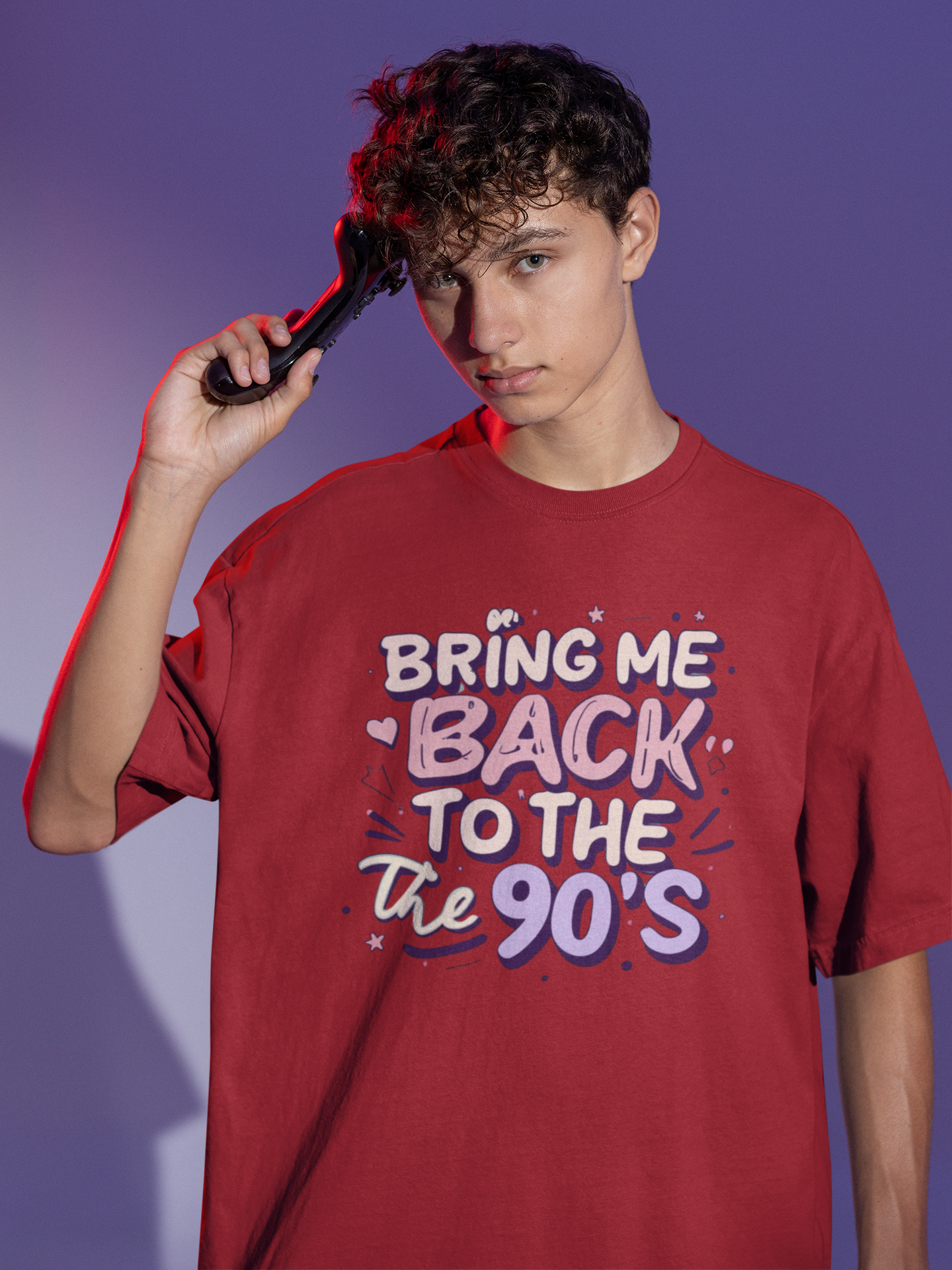 BRING ME BACK TO 90'S OVERSIZED T-SHIRT