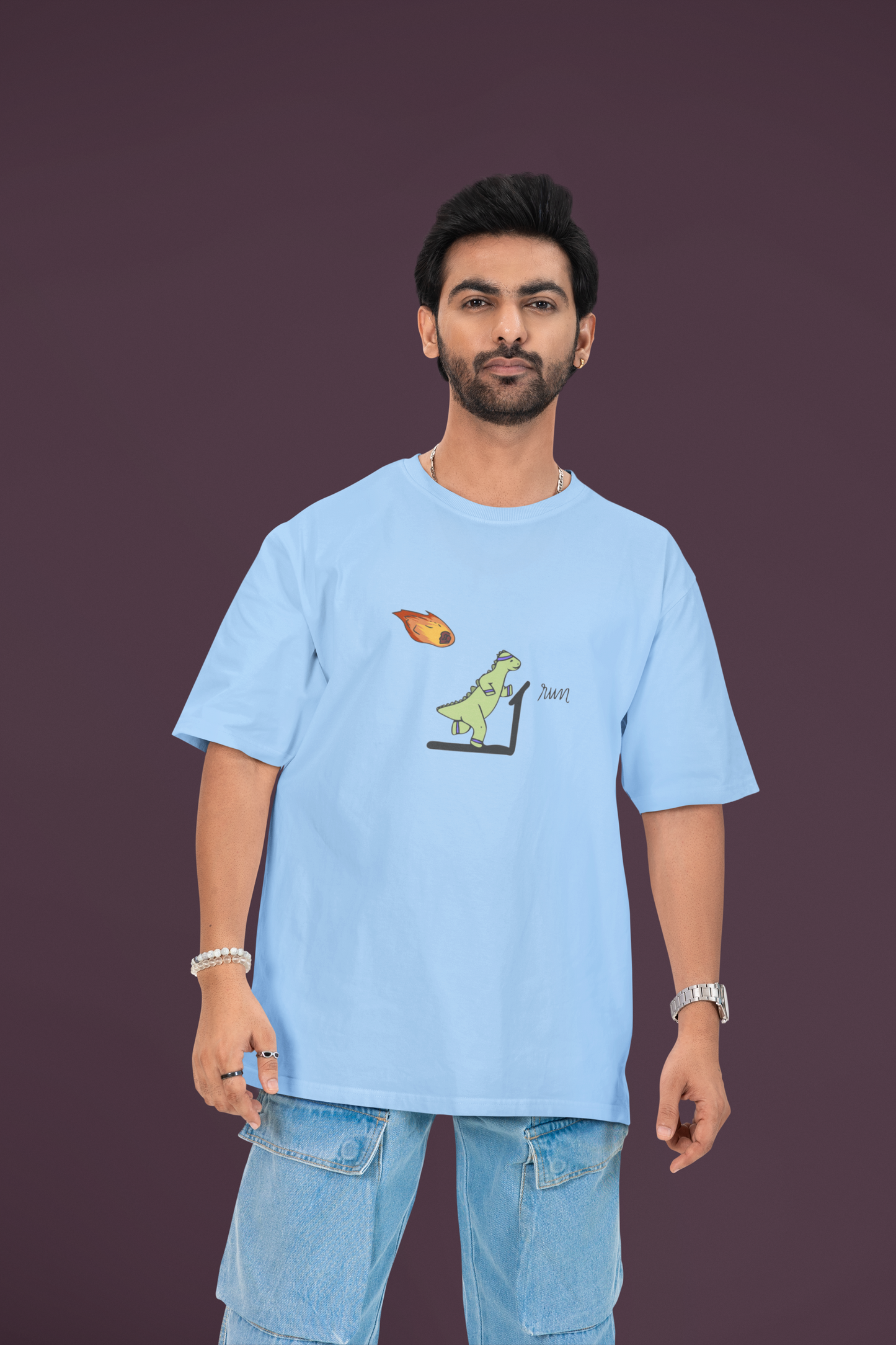 DINO RUN OVERSIZED T-SHIRT