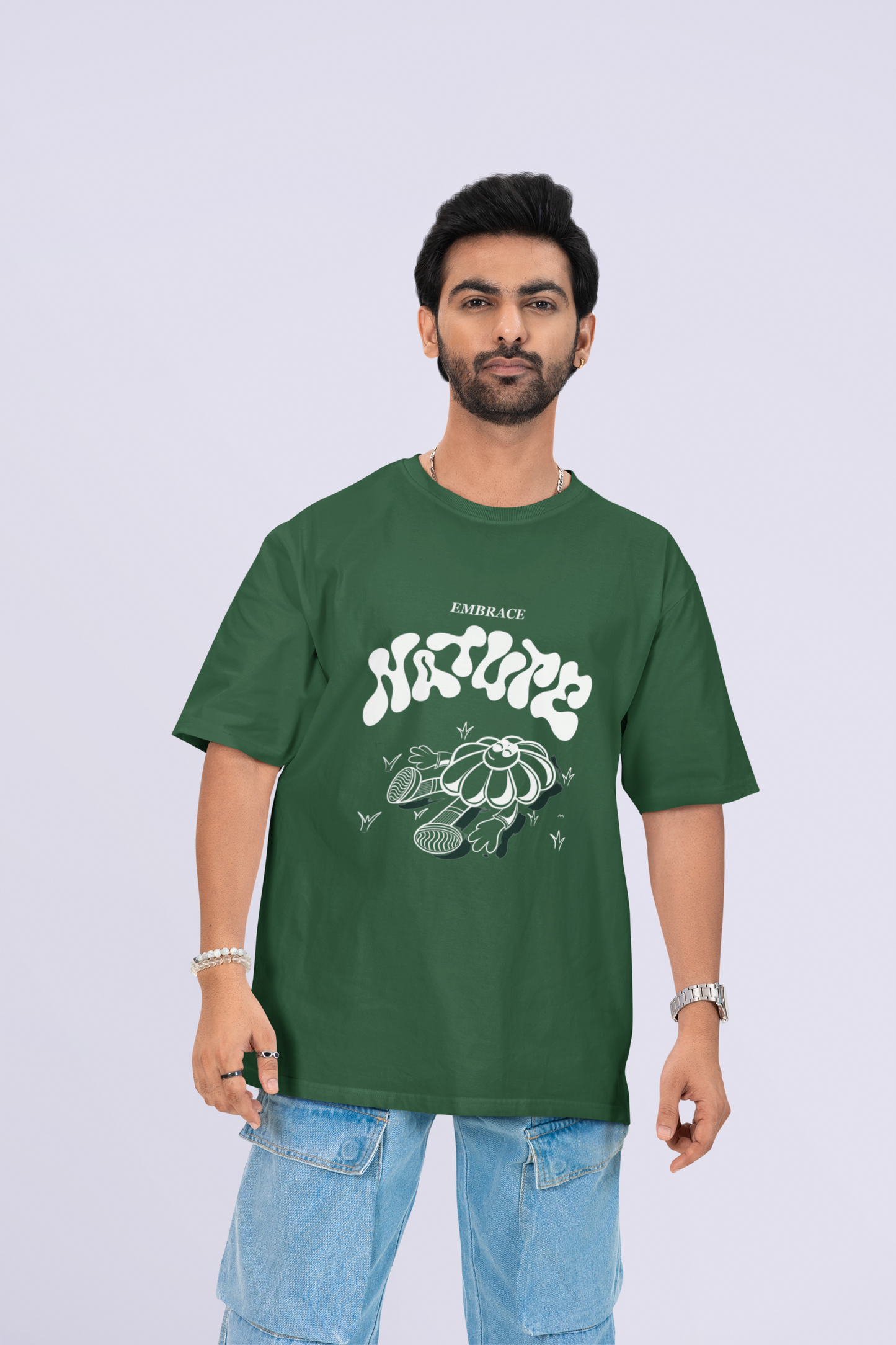 EMBRACE NATURE OVERSIZED T-SHIRT