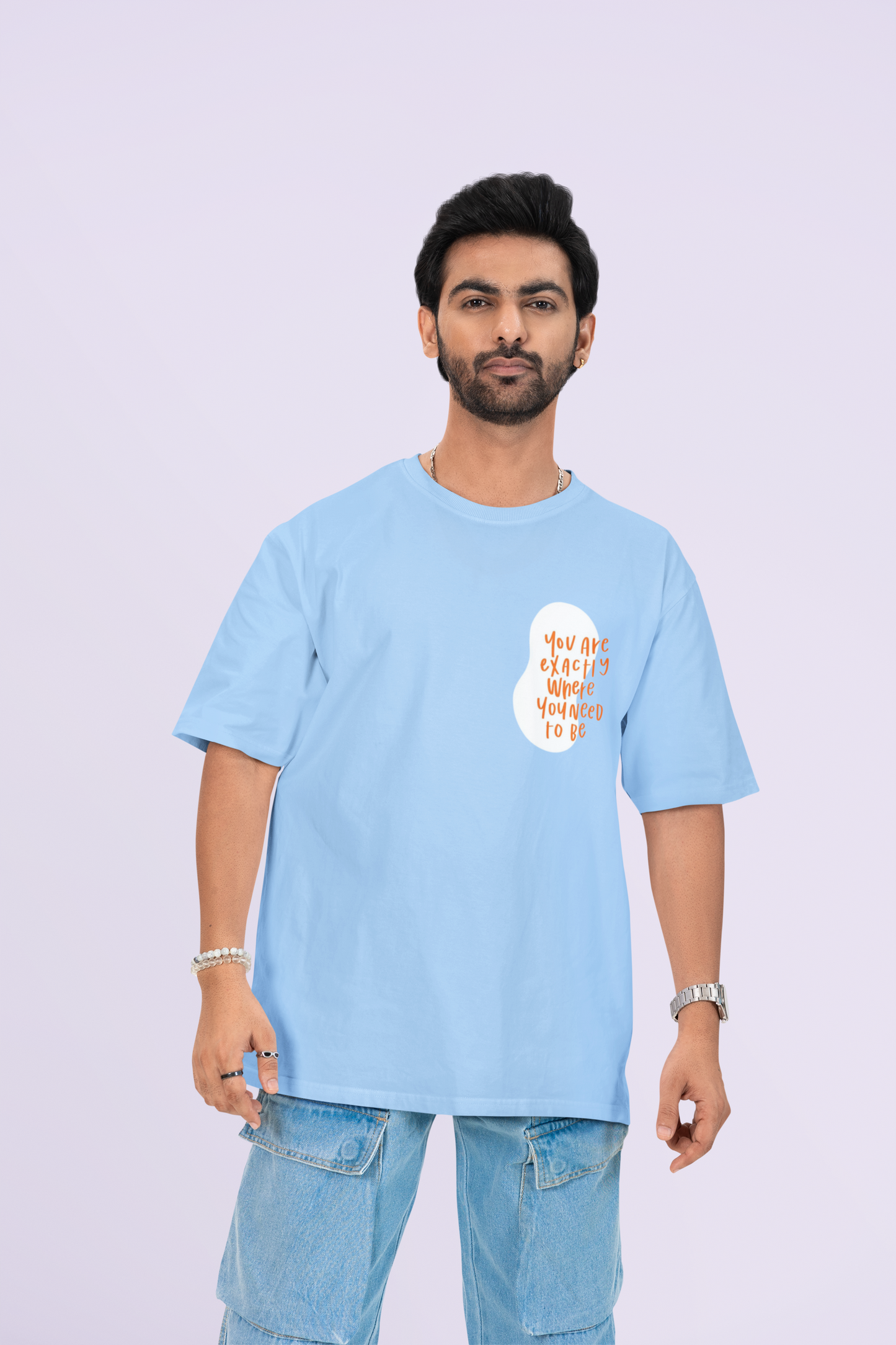 WHERE YOU NEED TO BE OVERSIZED T-SHIRT